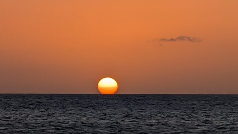 Sunset at anchor — no two alike